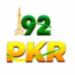 92PKR logo with Minar-e-Pakistan icon, green number 92, and yellow PKR text.