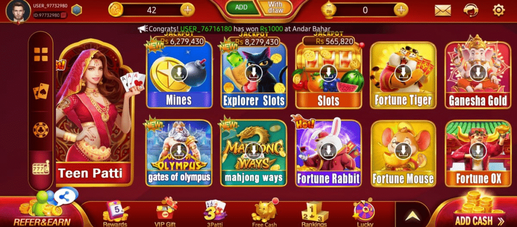 A2 Game interface showing popular online games like Teen Patti, Dragon vs Tiger, Aviator, Mines, Gates of Olympus, Texas Holdem, Ludo, Crash, Explorer Slots, Mahjong Ways, and more.