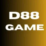D88 Game logo image in black and gold background