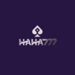 HAHA777 Game logo featuring a stylized spade icon above the text "HAHA777" on a dark purple background.