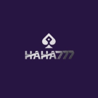 HAHA777 Game logo featuring a stylized spade icon above the text 
