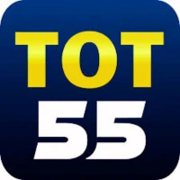 TOT55 Game logo with bold yellow and white text on a dark blue gradient background.