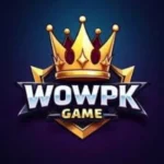 WOWPK Game logo with a golden crown and shield background symbolizing royalty and excitement.
