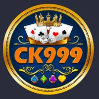 CK999 official logo with golden crown, playing cards, and casino icons.