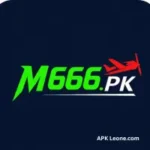 M666.PK game logo with green text and red airplane icon