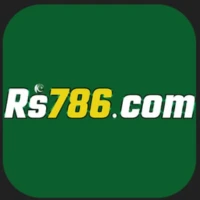 RS786 Game logo with official website name on green background