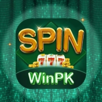 Spin WinPk – Exciting Lucky Spin Game Logo with 777 Slot Design