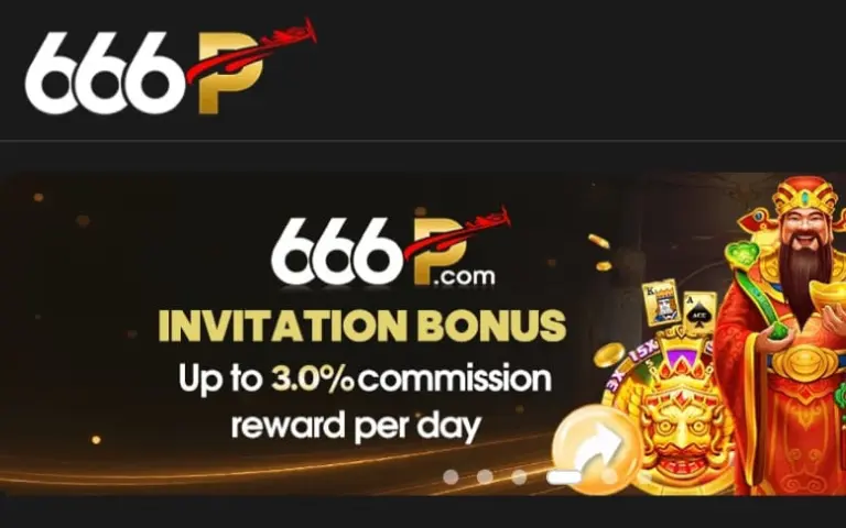 666P Game Download Best Earning APK For Pakistani Users 4 "666P promotional banner showing invitation bonus with gold theme and animated character"