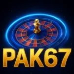 PAK67 Game Download Free Best Pakistani Earning App in 2025 1 PAK67 Game logo with glowing roulette wheel and golden text