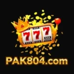 PAK804 Game Download Best (Online Earning App) in 2025 1 A golden slot machine showing three red 7s with coins flying around and the text PAK804.com below