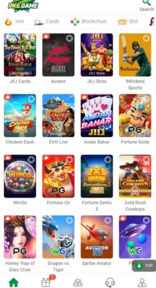 PK6 Game Download Best Online Earning Games in 2025 4 A mobile game selection screen from PK6.Game showing multiple game icons including Crash, Limbo, Captain Golds Fortune, Tower, Keno, HILO, Double, Dice, and more.