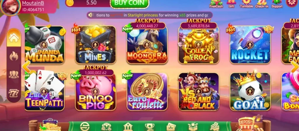 PK67 Game Download Best Pakistani Earning APK Latest Version in 2025 2 PK67 Game – Exciting lobby with games like Andar Bahar, Mines, Moonofra, Golden Frog, and Lucky Teen Patti.