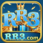 RR3 Game Download Best (Online Earning Game) in 2025 1 RR3.com logo featuring the text “RR3” in bold golden-blue letters with a crown and treasure elements in the background.