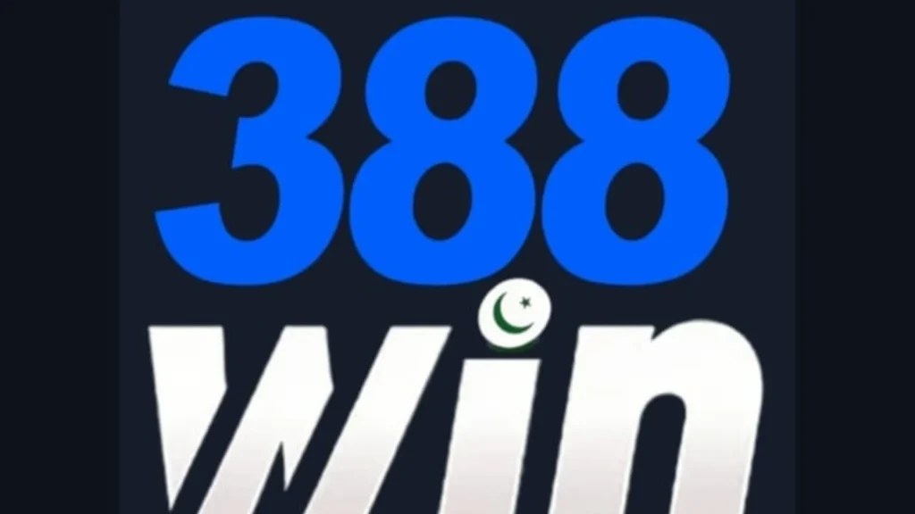 388win Game Download Earning APK |Latest Version V1.1.64| 2 388 Win Game logo with blue numbers and white text on a dark background with a Pakistan crescent and star symbol.