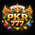 PKR 777 Game Download Real (Free Earning App) in 2025 1 PKR 777 Game logo showing a golden crown, playing cards, colorful casino chips, and a royal gaming theme.