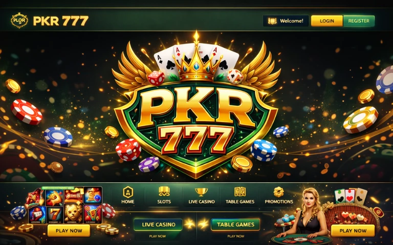 PKR 777 Game Download Real (Free Earning App) in 2025 2 PKR 777 Game interface showing a clean dashboard with popular games, balance section, and easy navigation options.