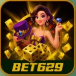Bet629 Game Download (Best Earning App) In 2026 1 A vibrant casino-themed graphic showing a stylish female character holding a purple hat and a blue diamond, surrounded by golden dice and playing cards, with the text “BET629” at the bottom.
