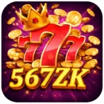 567ZK Game APK Download & Honest Review 2026 1 567ZK Game app icon showing golden 777 with crown and coins on a glowing purple background