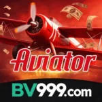 BV999 Game: Trusted Pakistani Platform to Earn Rewards 1 A red Aviator game airplane flying with dollar bills in the background, featuring the BV999.com logo below.