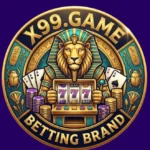 X99 Game Download Best (Earning App) In 2026 1 X99 Game betting brand logo with lion mascot, 777 slot machine, casino chips and playing cards