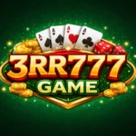 3RR777 Game Download Best (Real Earning Game) in 2026 1 3RR777 Game logo with golden 3RR777 text and green GAME text on a dark green background with casino cards, dice, and coins.